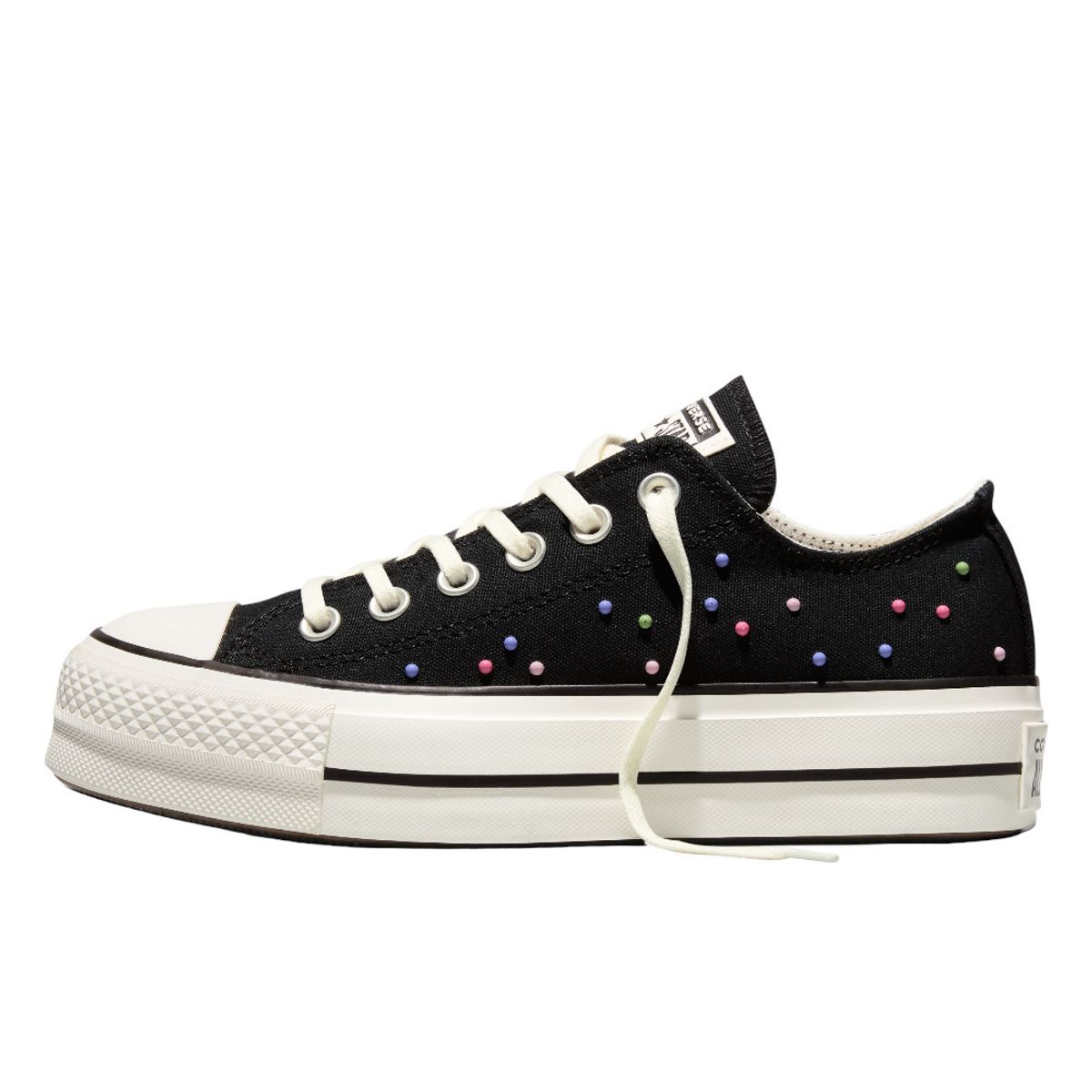 CONVERSE - Tenis Converse Chuck Taylor All Star Lift Mujer-Negro