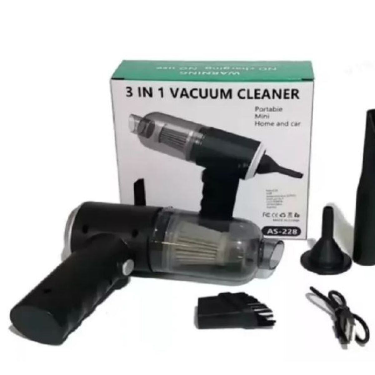 GENERICO - Aspiradora portatil 3 en 1
