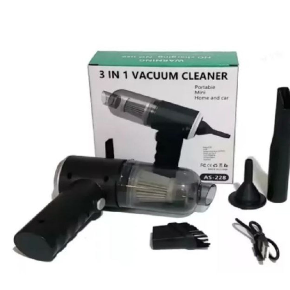 GENERICO - Aspiradora portatil 3 en 1