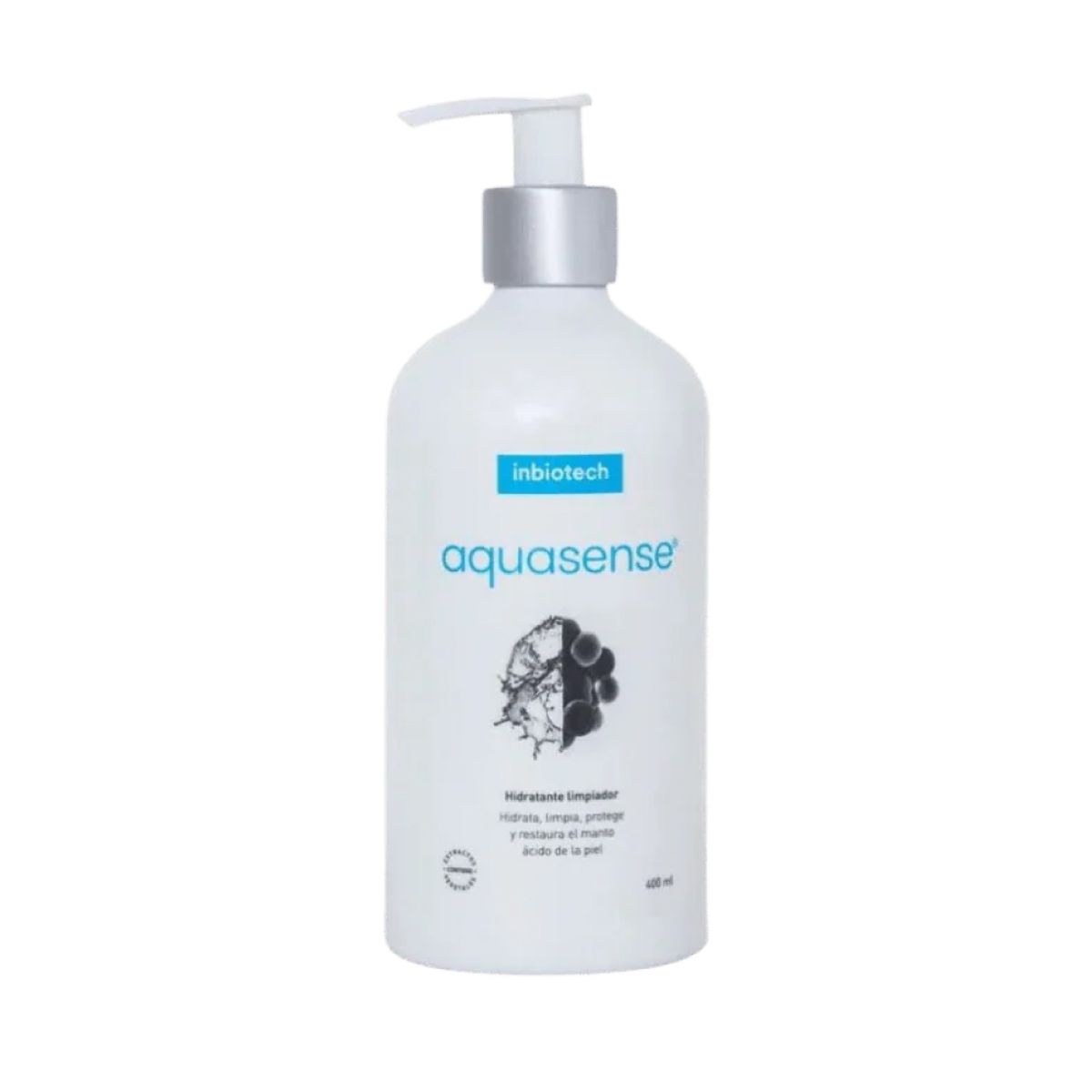 INBIOTECH - Aquasense Gel limpiador e hidratante x 400ml