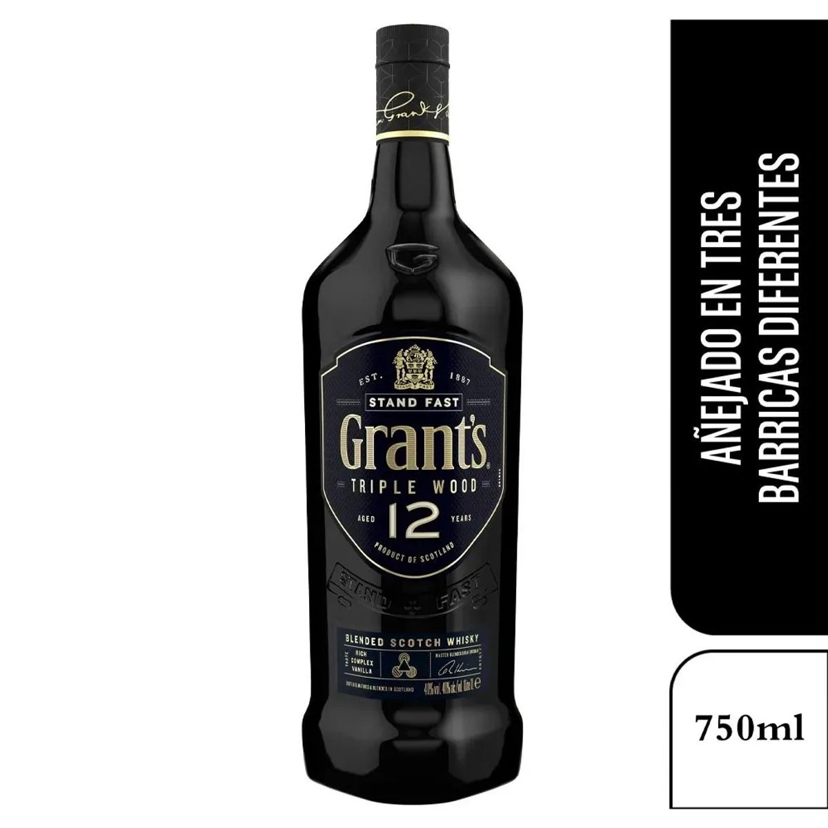 GRANTS - WHISKY GRANT´S 12 AÑOS 750 ML