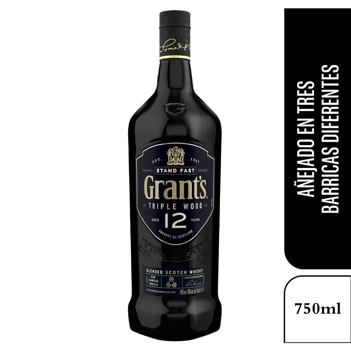 GRANTS - WHISKY GRANT´S 12 AÑOS 750 ML