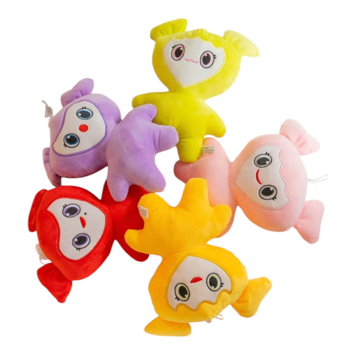 GENERICO - Coleccion de 9 LLaveros De Peluche en Colores de Jihyo Lovely Kpop Korea