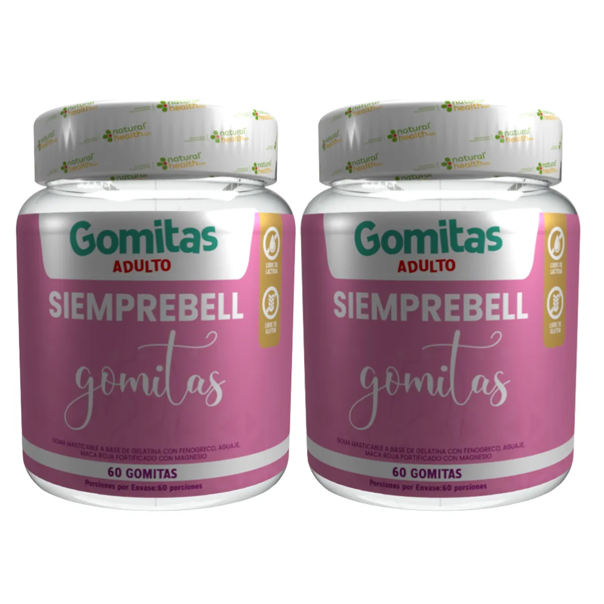 NATURAL MEDICINE - BBL Gomas con Aguaje y Fenogreco x2