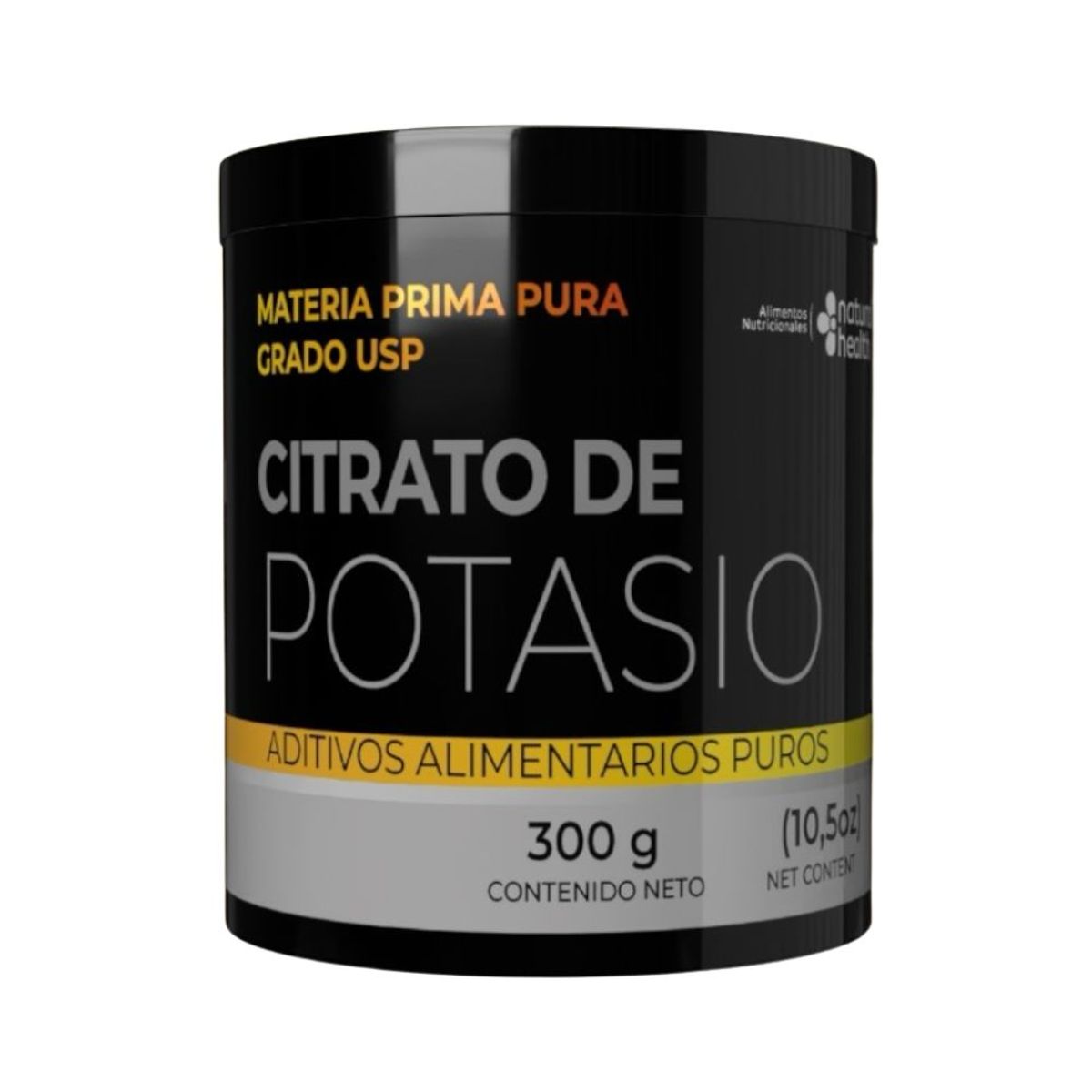 NATURAL MEDICINE - Citrato de Potasio Grado USP en Polvo x300g
