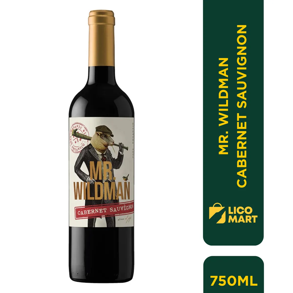 GENERICO - VINO TINTO MR. WILDMAN CABERNET SAUVIGNON 750 ML