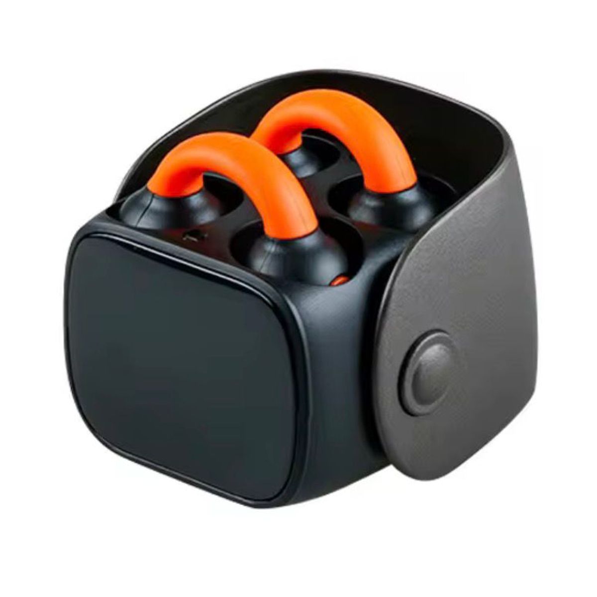 GENERICO - Audífonos Inalámbricos Metal Mini QD-6 Clip Oreja Bluetooth 5.3 Led Modern Life