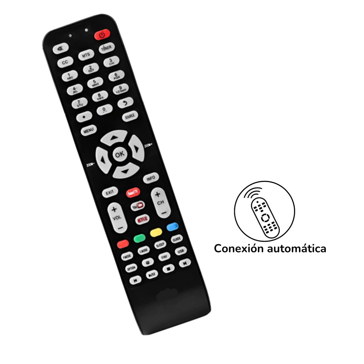 GENERICO - Control Remoto Smart Tv Compatible con Challenger