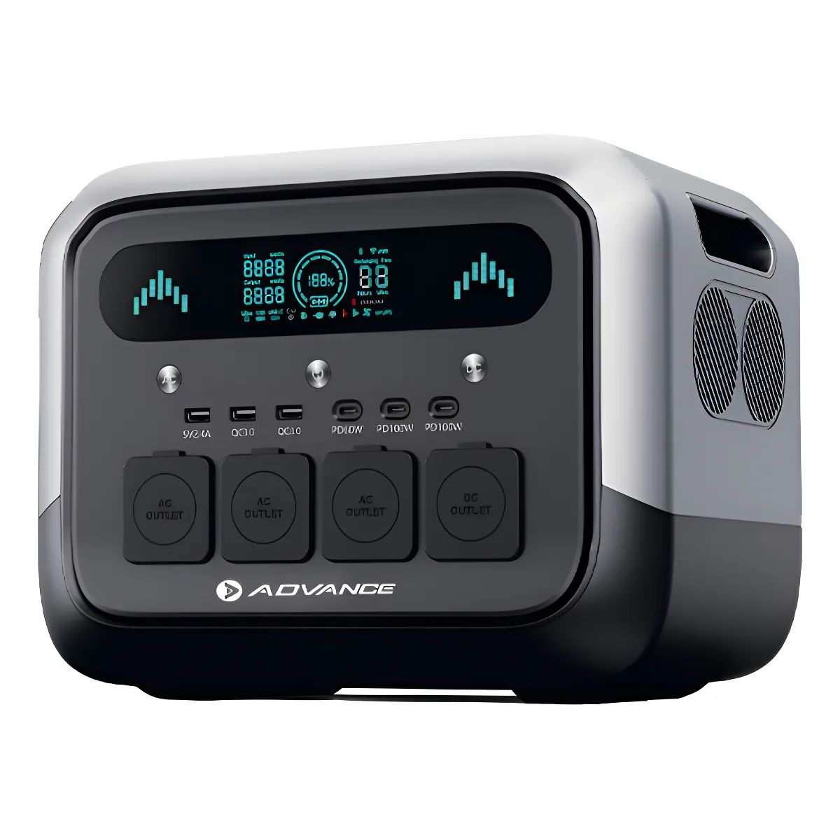 ADVANCE - Estacion Portatil De Energia Advance Pro1200 - 20 Amp 2400w
