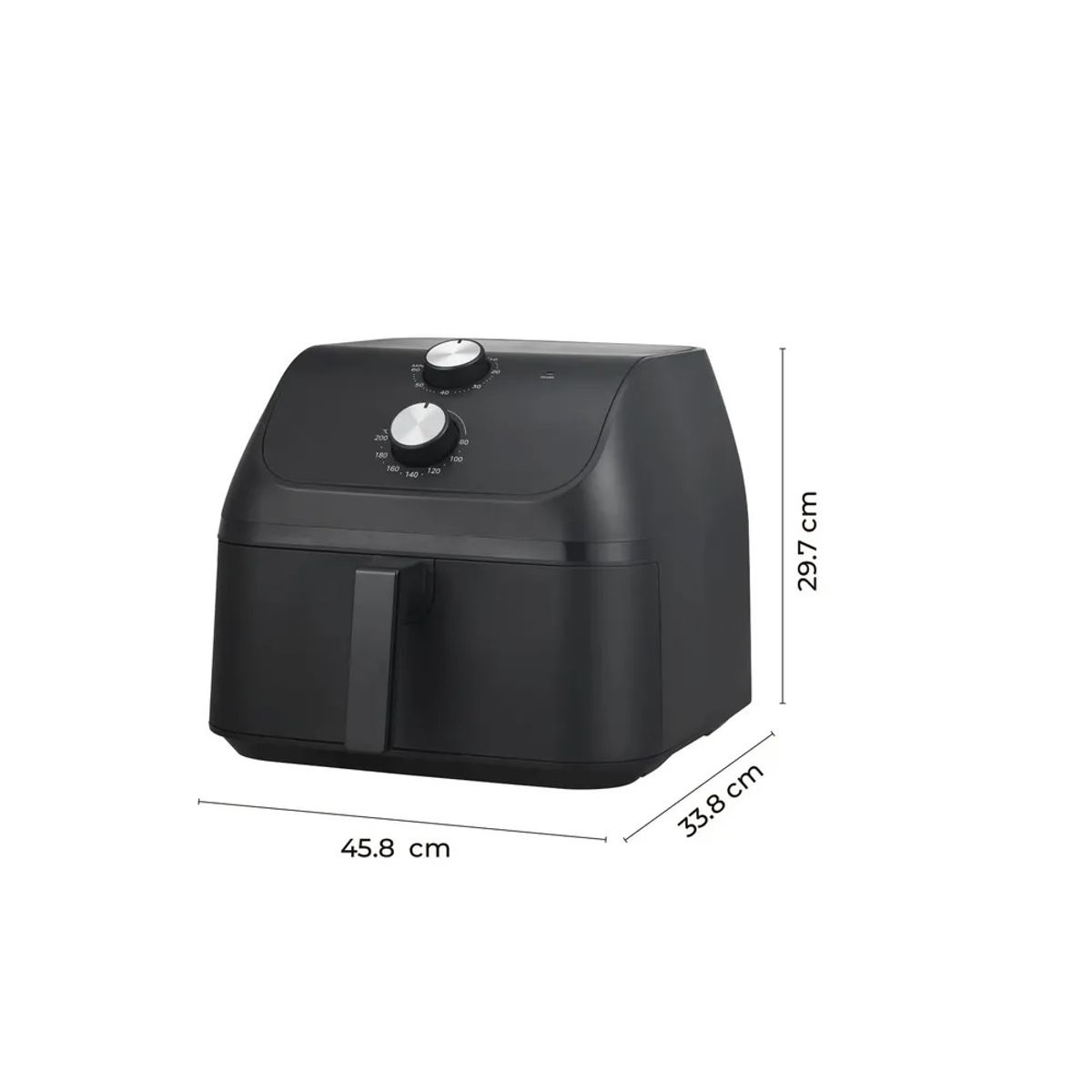 KALLEY - Freidora de Aire KALLEY 7.5 Litros K-MAF75 Negro