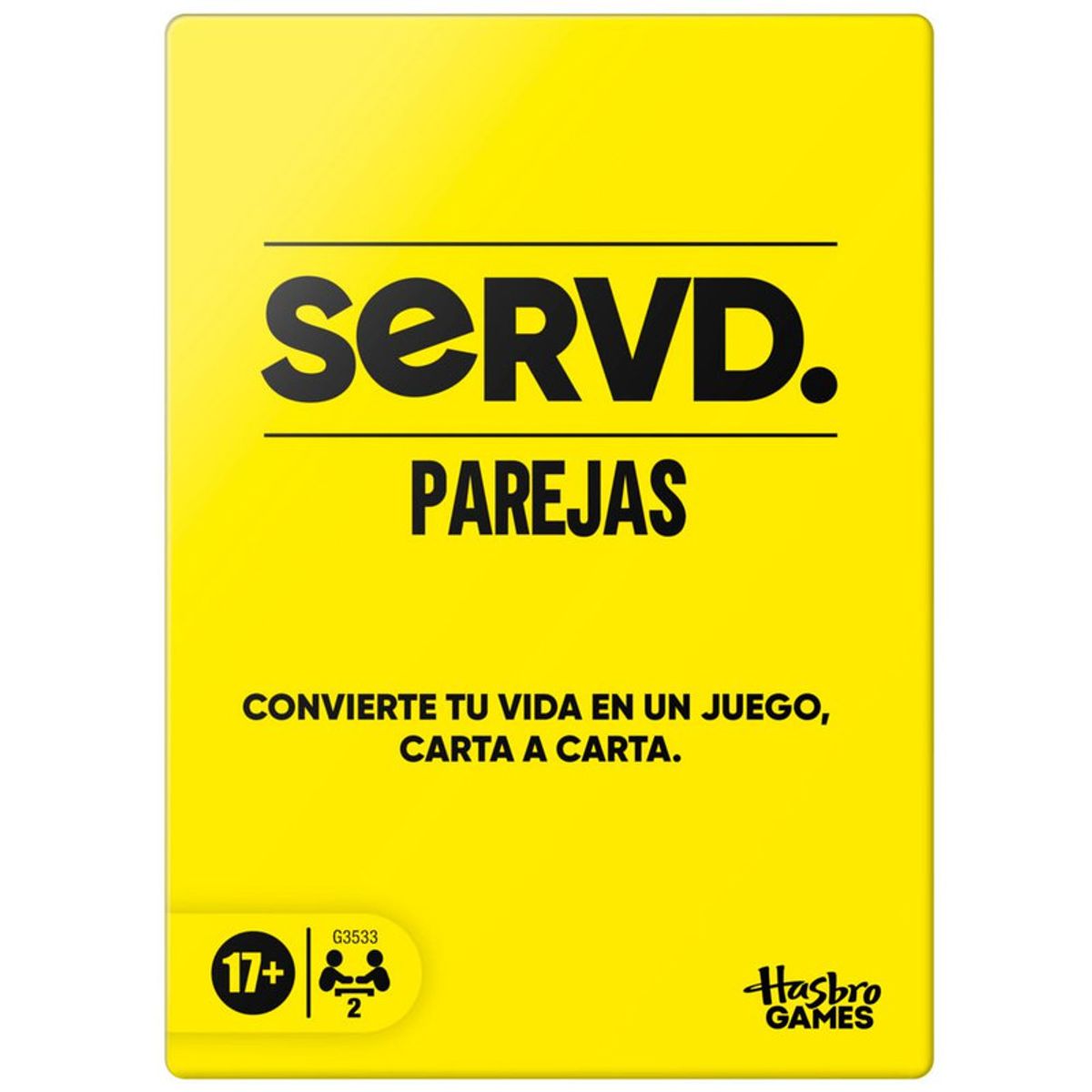 HASBRO GAMING - Juego de Mesa SERVD Parejas Hasbro Games