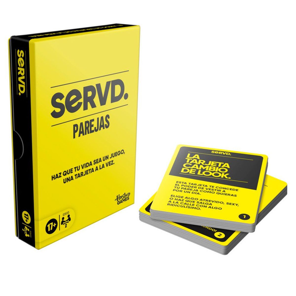 HASBRO GAMING - Juego de Mesa SERVD Parejas Hasbro Games