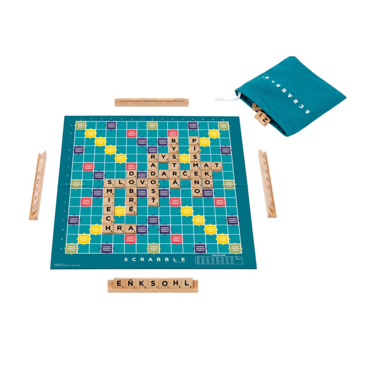 MATTEL - Juego de Mesa Scrabble Madera