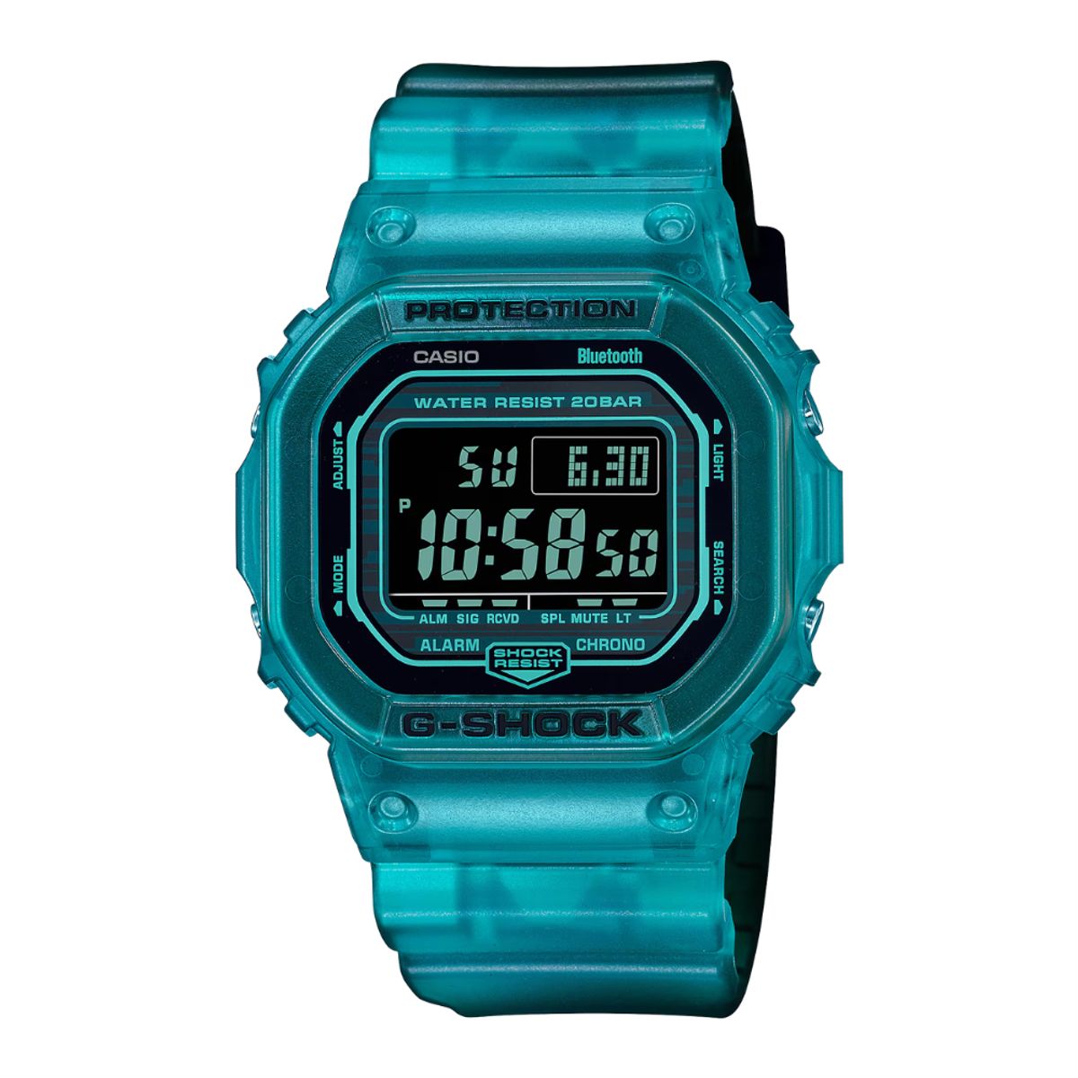 CASIO - Reloj Casio G-SHOCK Para Hombre Deportivo DW-B5600G-2DR Azul Diseño 5600