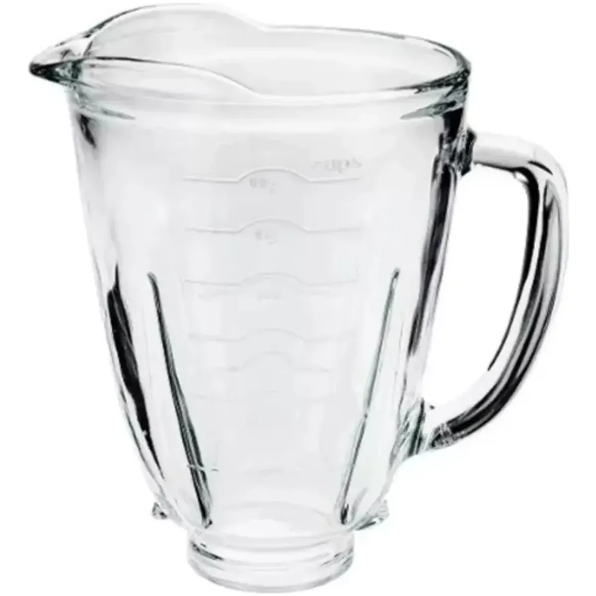 GENERICO - Vaso De Licuadora Oster Reversible Completo De Vidrio Compatible Con Marca De Licuadora Oster