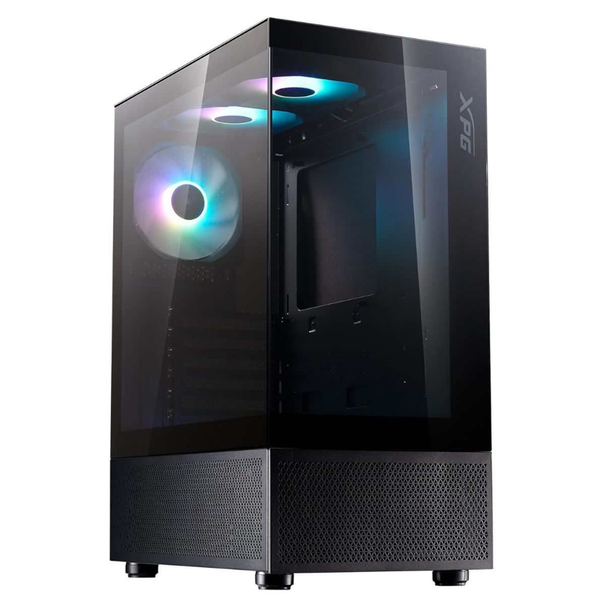 XPG - Gabinete PC Gamer XPG Invader X Mini ATX RGB 5 Fans ARGB, Compatible con ATX, Micro-ATX, ITX, USB-C