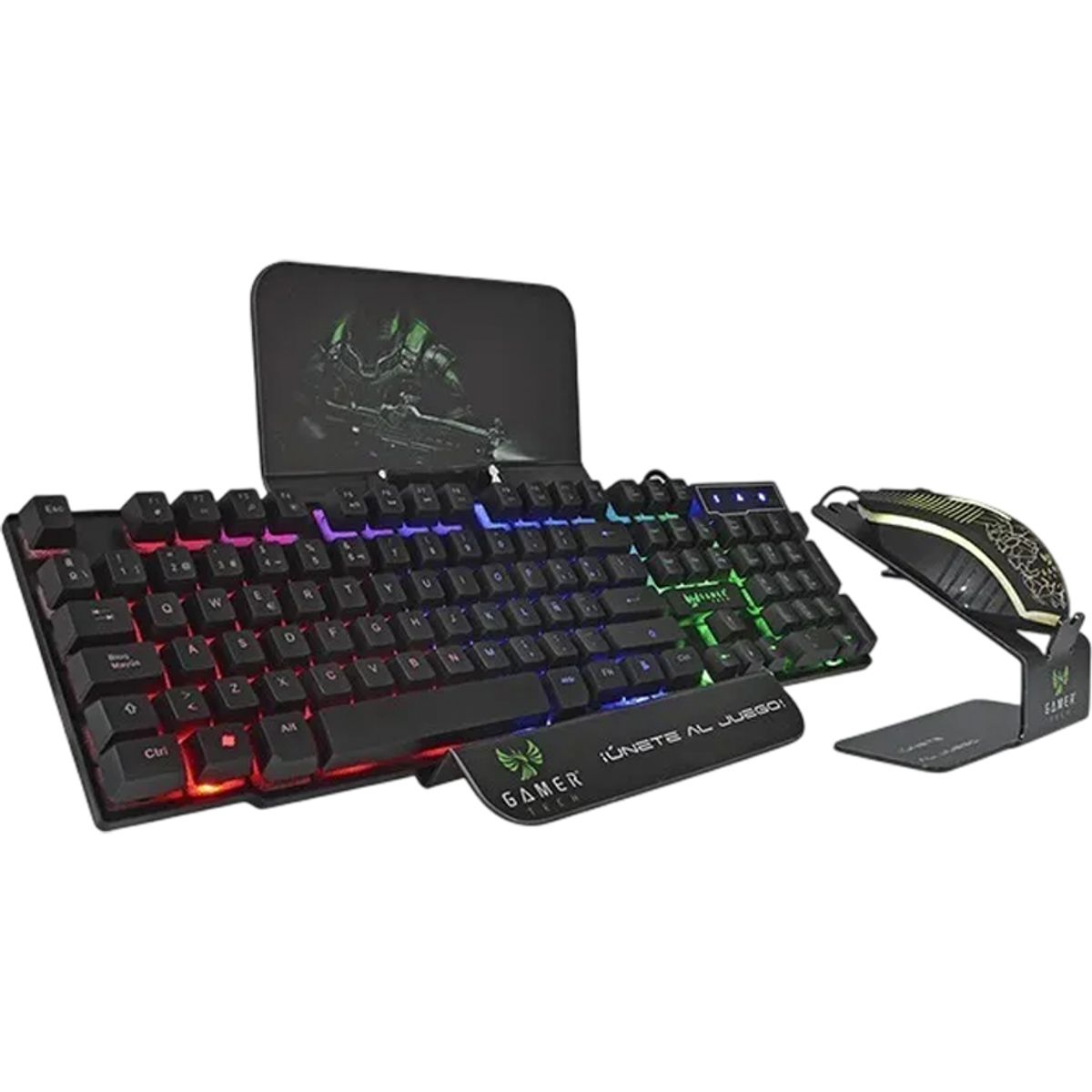GAMER TECH - Combo teclado y mouse Gamer Tech GT680C