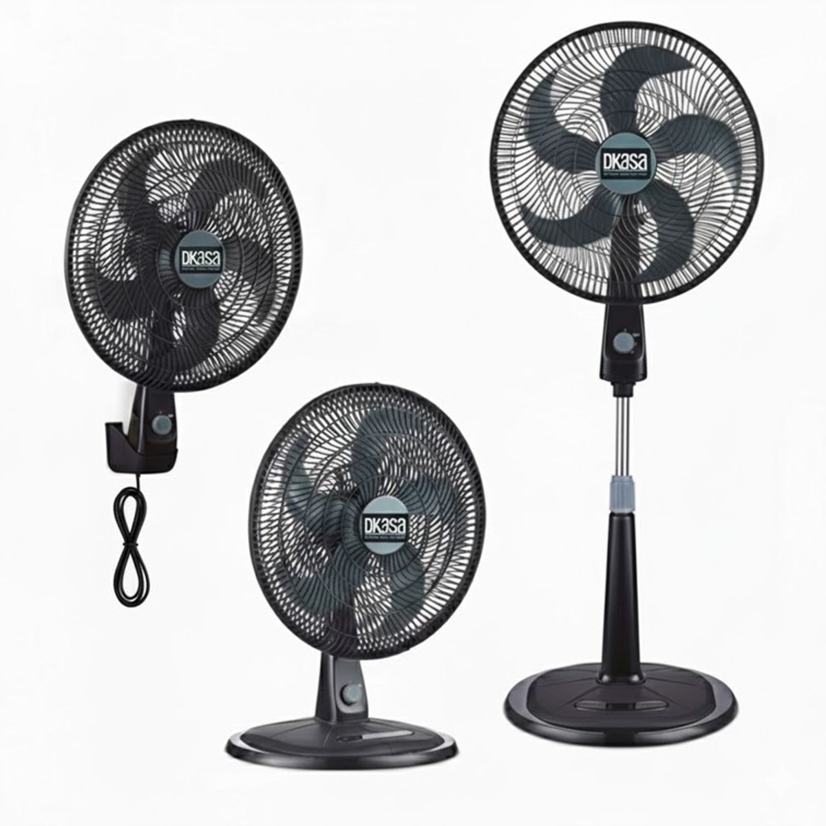DKASA - Ventilador Dkasa Simplicity Motor Balinera 3 en 1 de 18 Pulgadas YF-ST1807-6