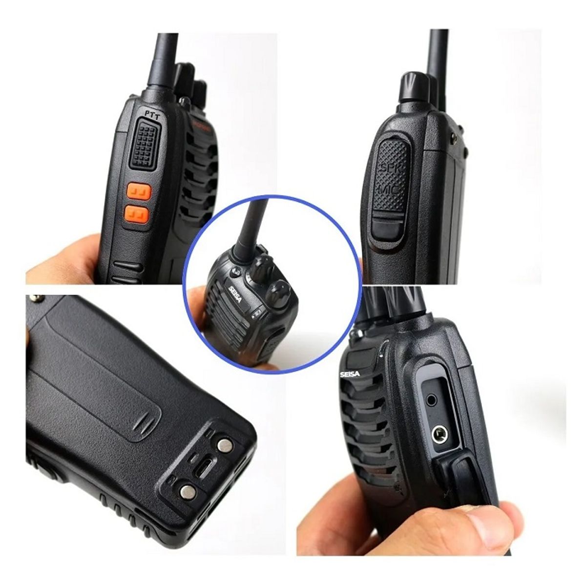 GENERICO - Walkie Talkie Intercomunicador Boquitoqui Kit x 2