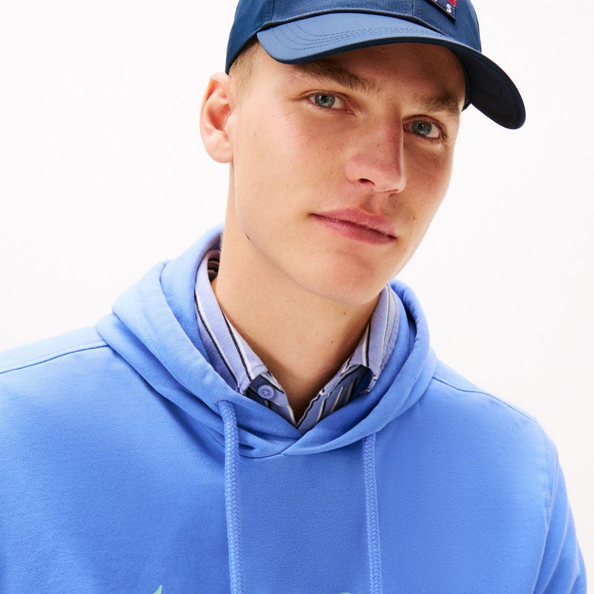 TOMMY HILFIGER - Gorra azul de béisbol Archive en Ripstop con logo Tommy Hilfiger
