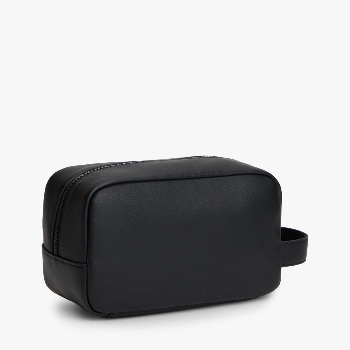 TOMMY HILFIGER - Neceser negro con logo TH metalizado Tommy Hilfiger