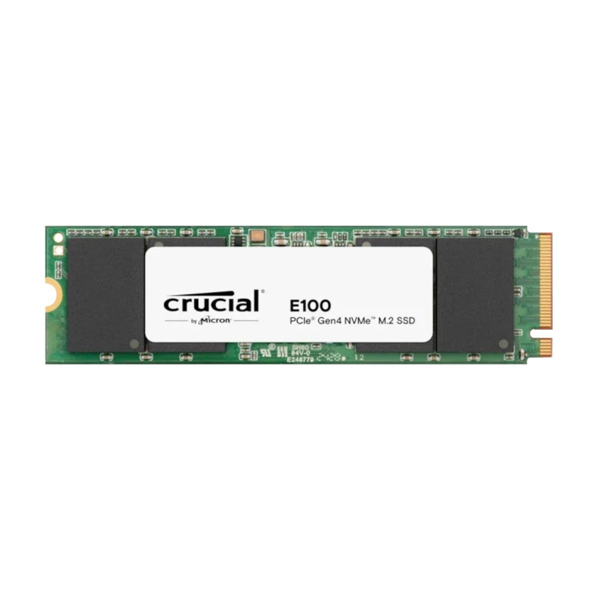 CRUCIAL - Disco Sólido M.2 Crucial E100 2TB NVMe 5000MBs