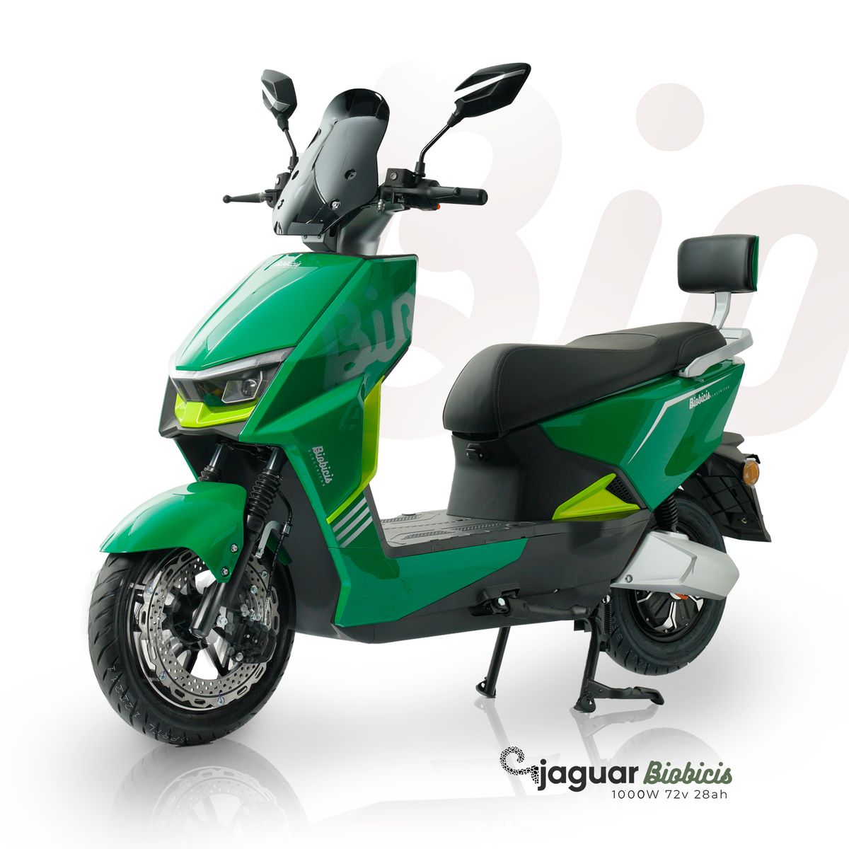 BIOBICI - Moto Eléctrica JAGUAR Biobicis 2026 Color VERDE 1000W