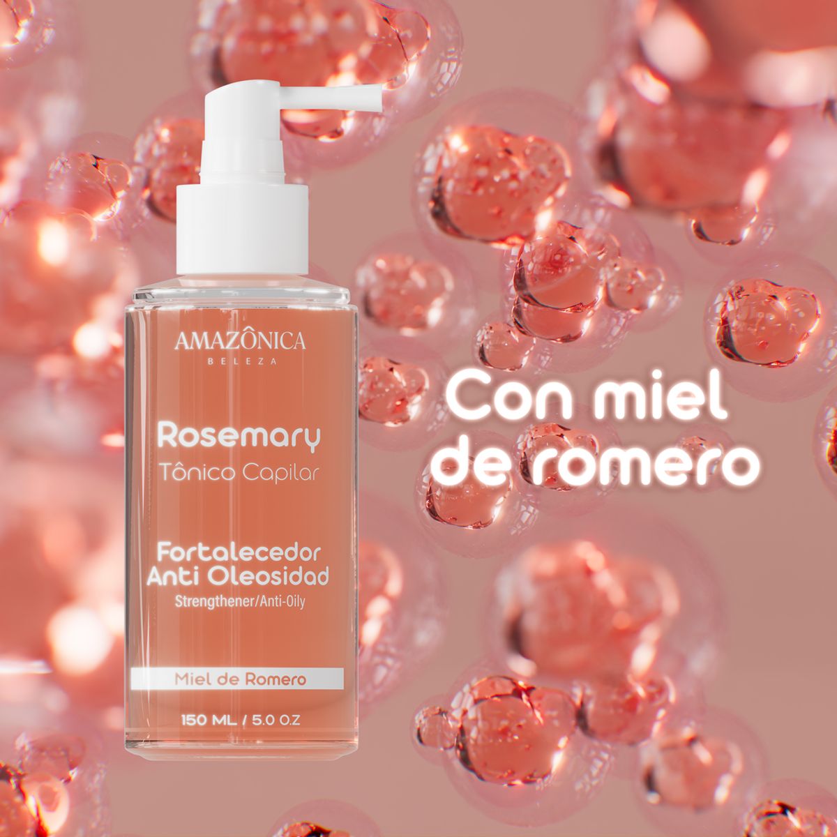AMAZONICA BELEZA - AMAZÓNICA Tónico Anticaída Rosemary x 150 Ml