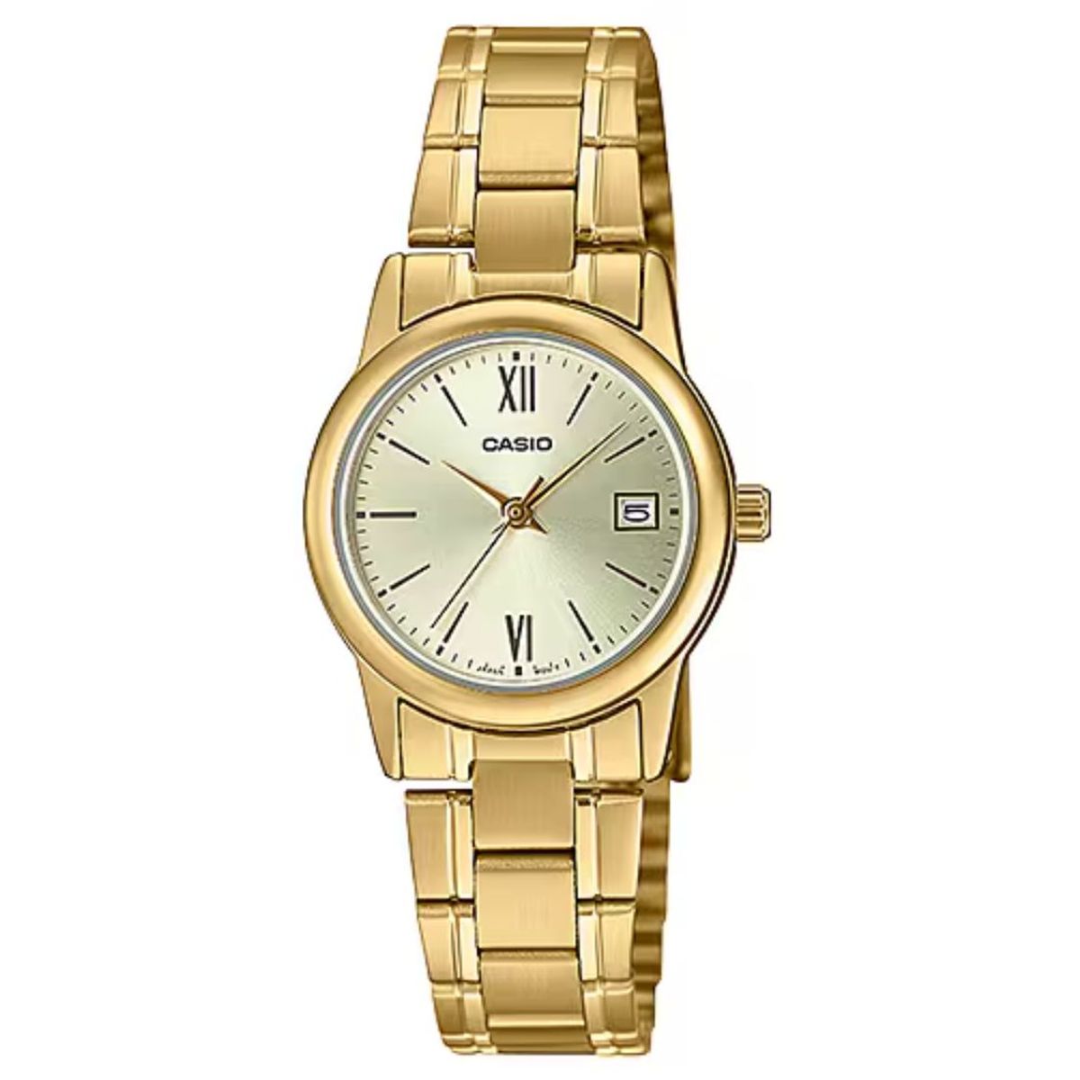 CASIO - Reloj Casio Dama Modelo LTP-V002G-9B3 Diseño Elegante