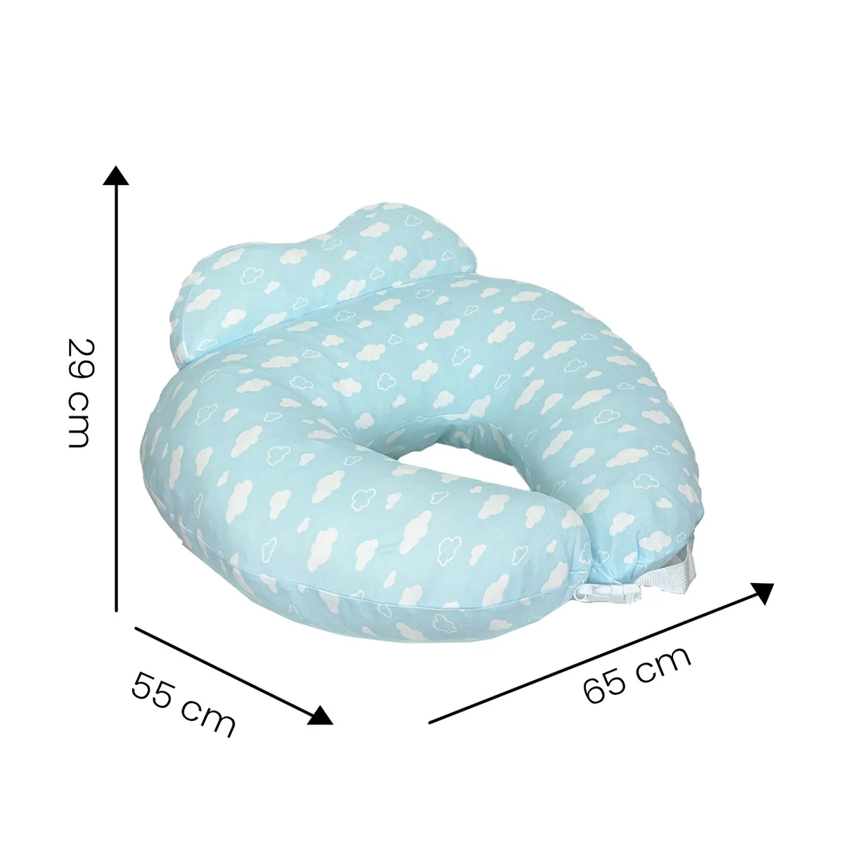 PREMIUM BABY - Almohada de lactancia Azul Premium Baby PB2517