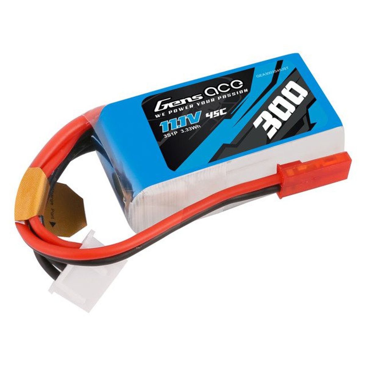 GENERICO - Batería Lipo Gens Ace 3s 300mah 45c