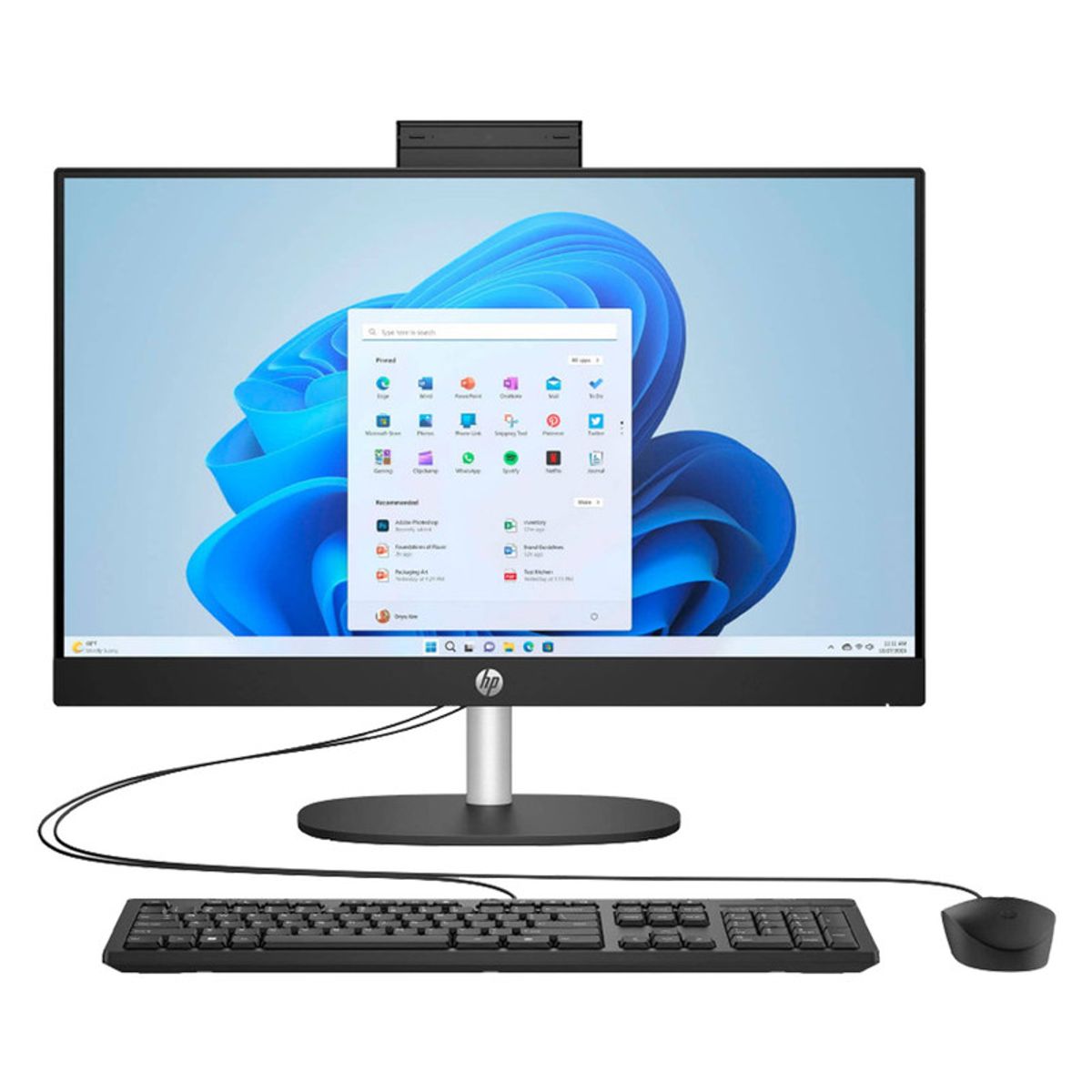 HP - TODO EN UNO HP 24-CR0310LA INTEL N4020  SSD 512GB 8GB  23,8” FHD NEGRO
