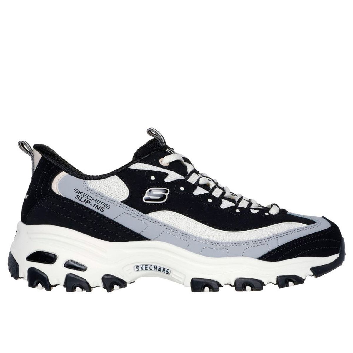SKECHERS - Tenis Mujer Skechers D'Lites Smooth Nostalgia - Negro