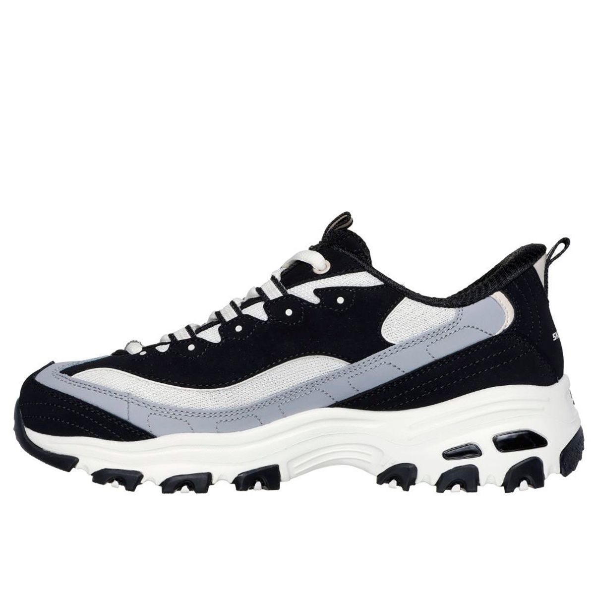 SKECHERS - Tenis Mujer Skechers D'Lites Smooth Nostalgia - Negro