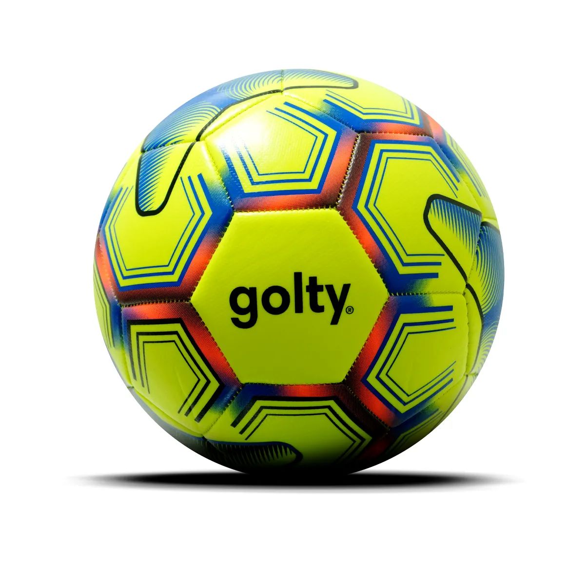 GOLTY - BALÓN DE FÚTBOL RECREATIVO GOLTY NOVA No5 AMARILLO COSIDO MÁQUINA