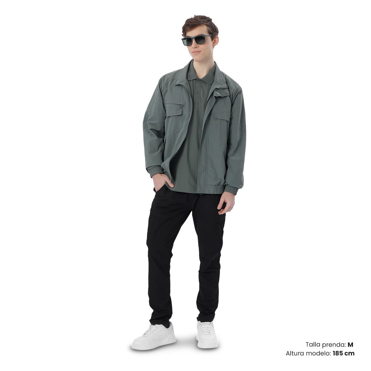 TOTTO - Chaqueta tipo Bomber para Hombre Alea Totto Verde