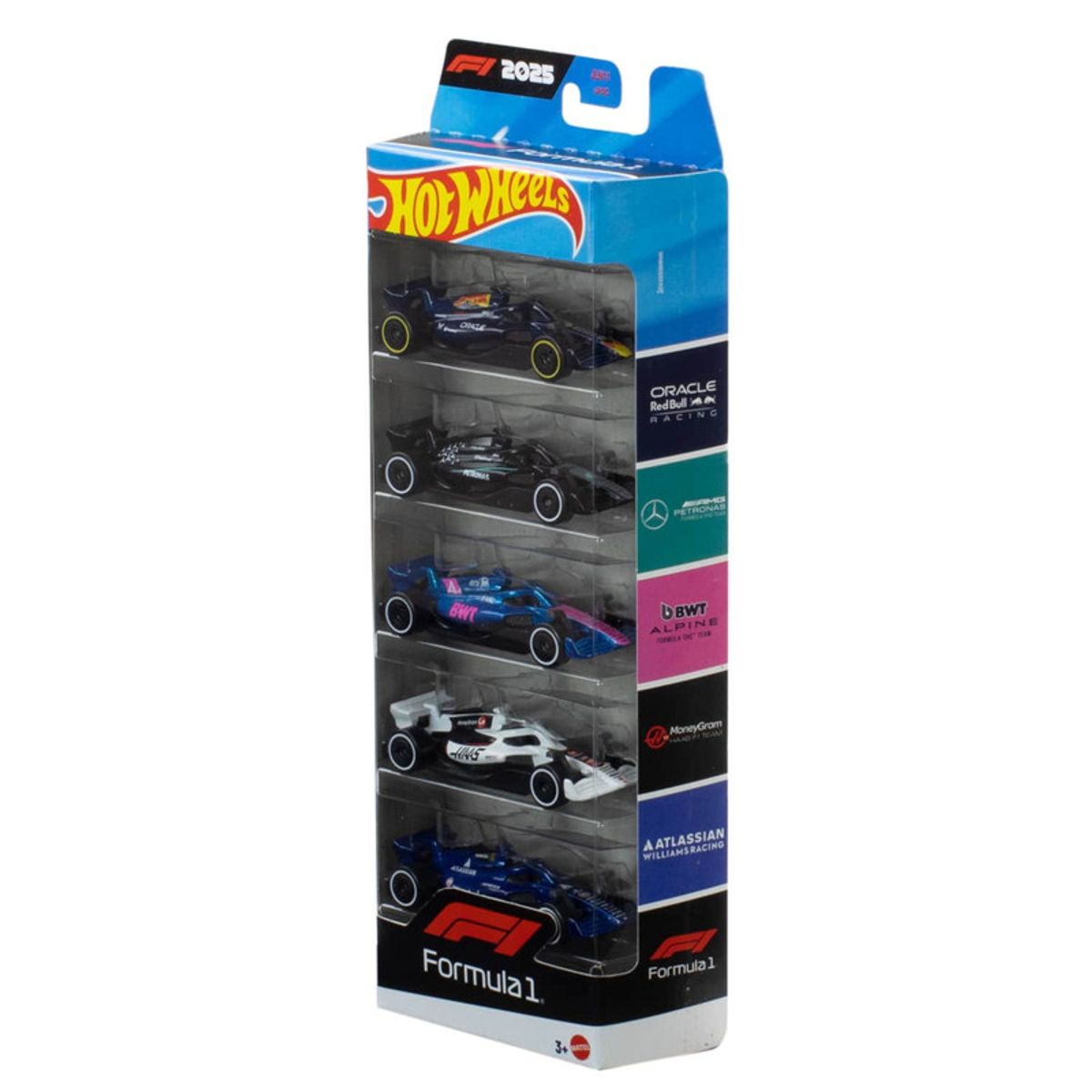 HOT WHEELS - Hot Wheels Autos de Carreras F1 pack x 5