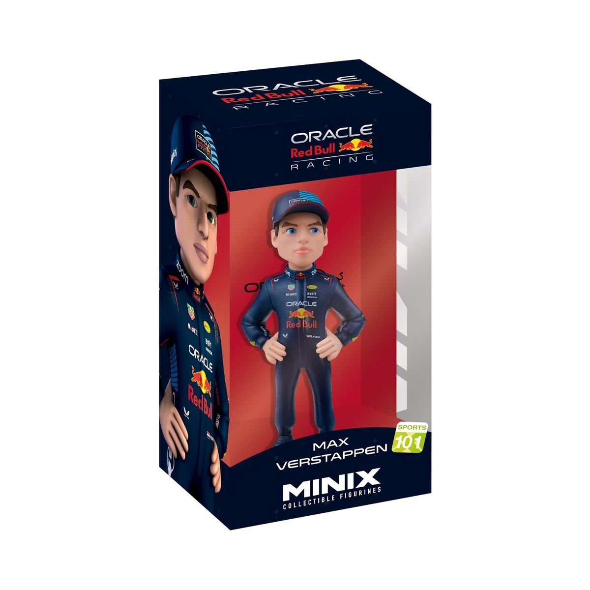 MINIX - Minix Figura Coleccionable F1 Red Bull Max Verstappen 12 cms