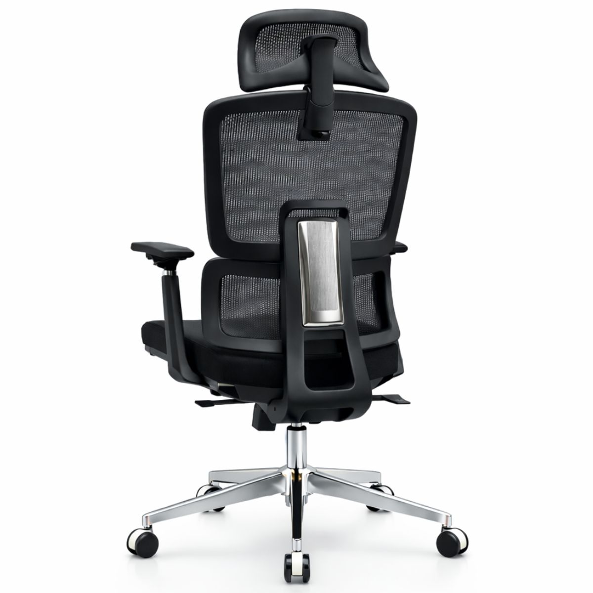 MOBLIHOUSE - Silla Ergonómica Human Plus Respaldo Ajustable 6 Niveles Negro Malla