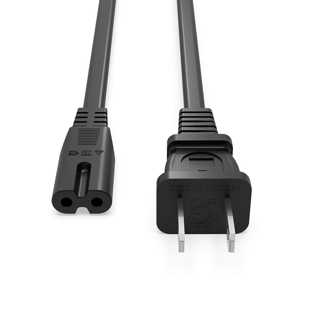 GENERICO - Cable De Poder Premium Para Ps2 Fat, Ps3 Slim, Ps4 Y Ps5 de 2 Clavijas