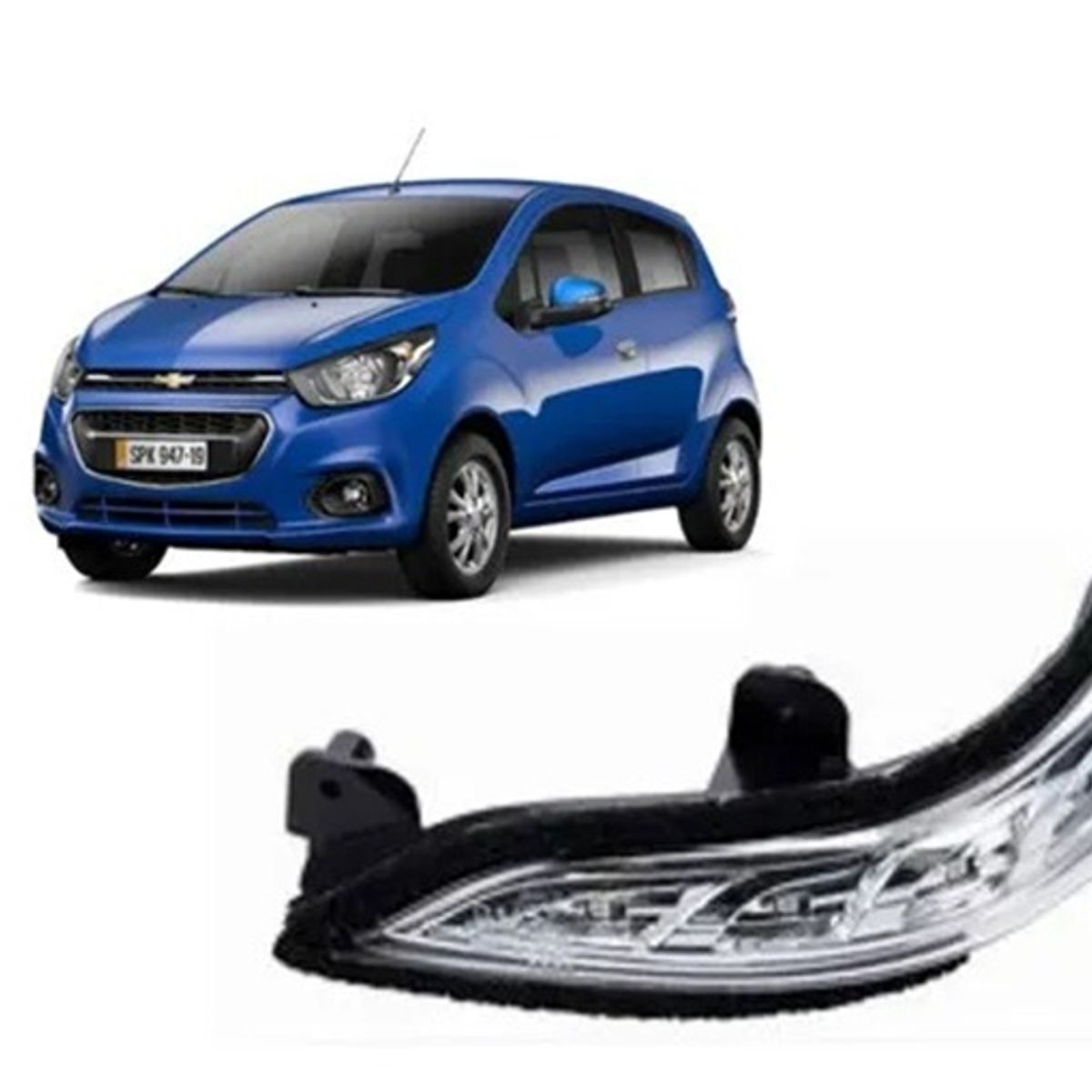 GENERICO - direccional espejo izquierdo chevrolet spark gt beat entrega inmediata