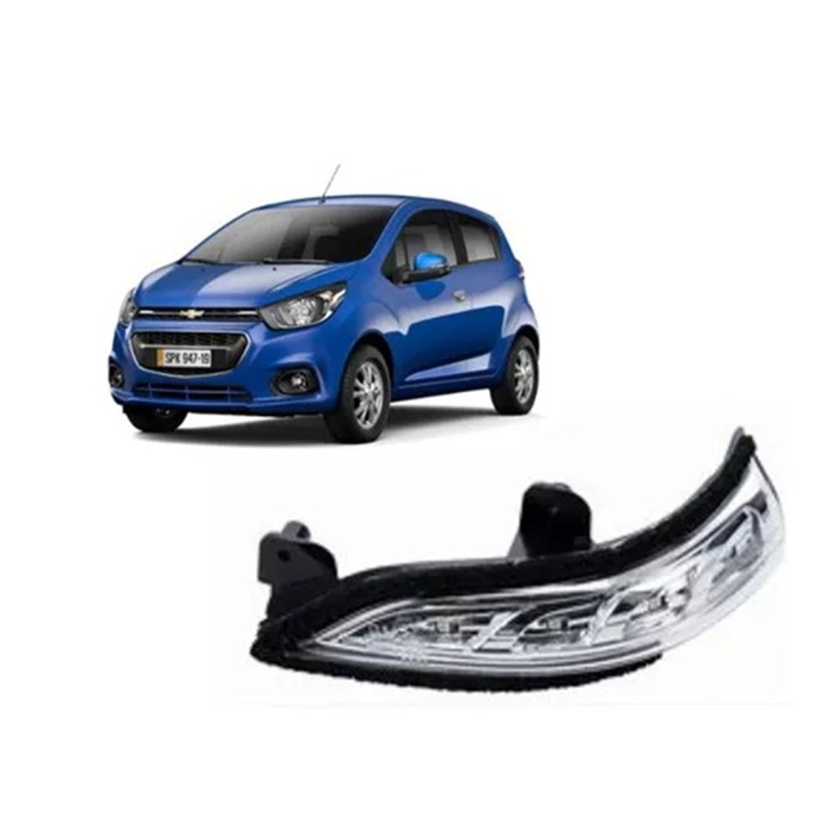 GENERICO - direccional espejo izquierdo chevrolet spark gt beat entrega inmediata