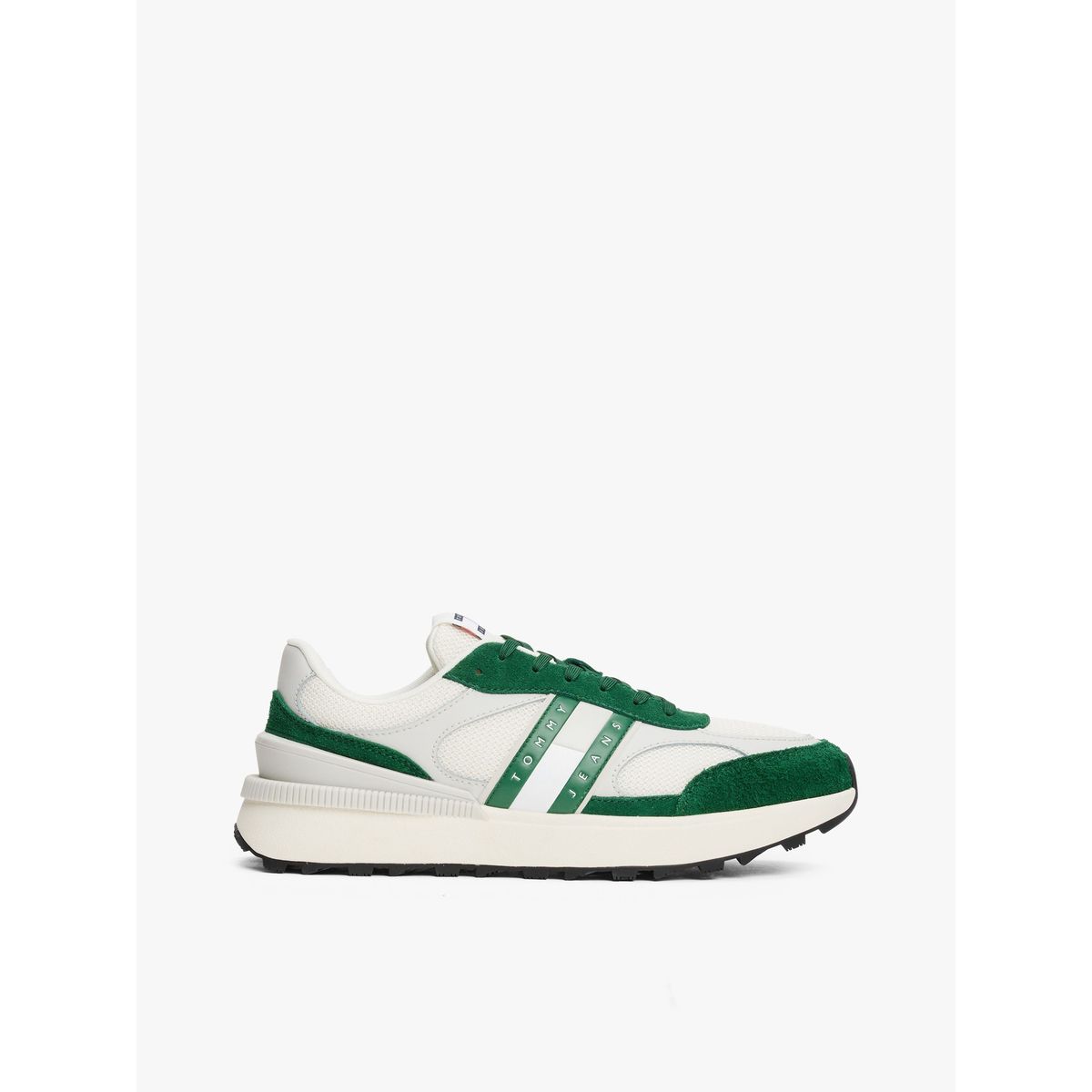 TOMMY HILFIGER - Tenis verde color block estilo running Tommy Hilfiger