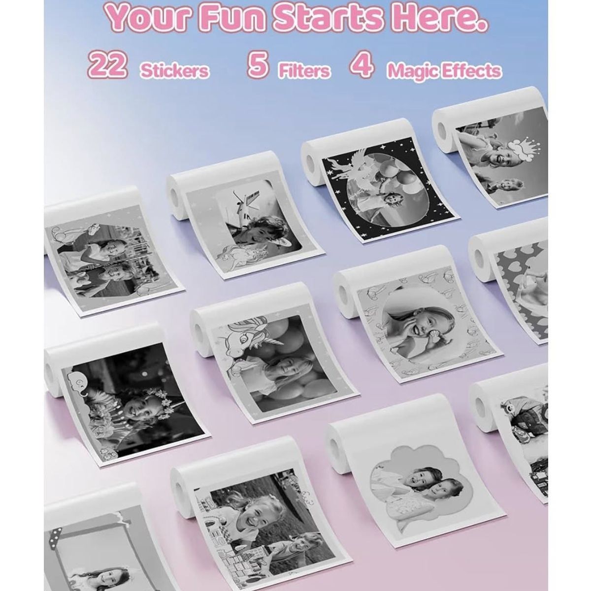 BABIES AND KIDS - Cámara para niños con impresión instantánea , juguete