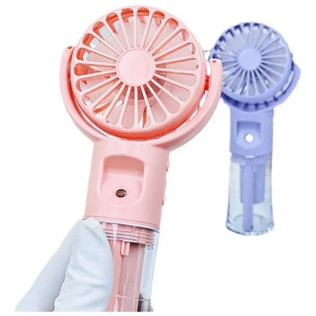 GENERICO - Mini Ventilador Recargable Manual Con Difusor