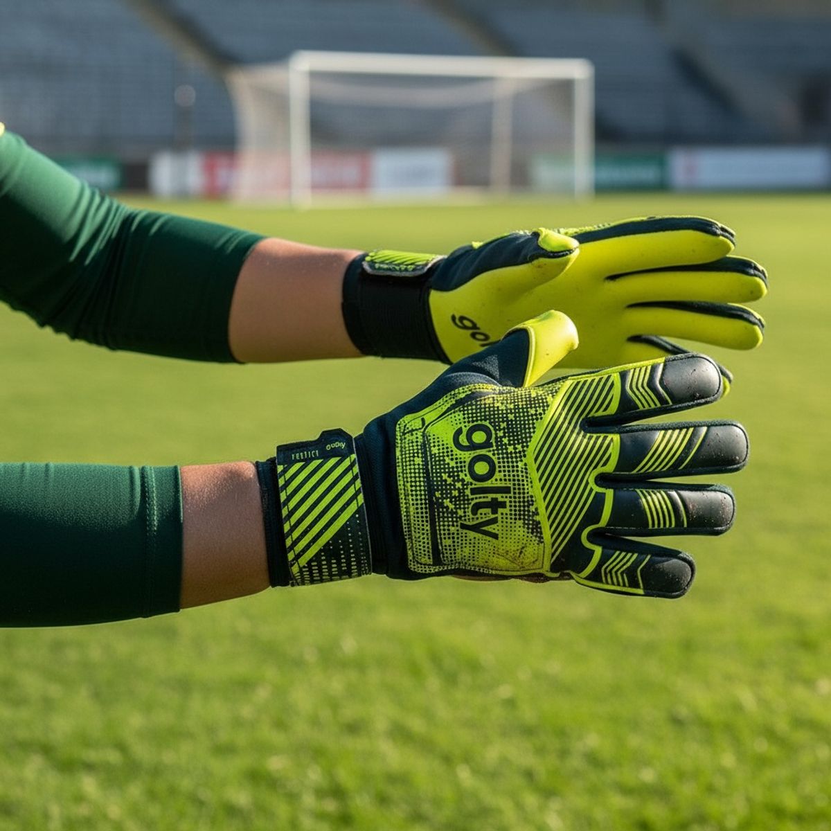GOLTY - Guantes Futbol Golty Prodigi Infantil Entrena, Ataja, Brilla