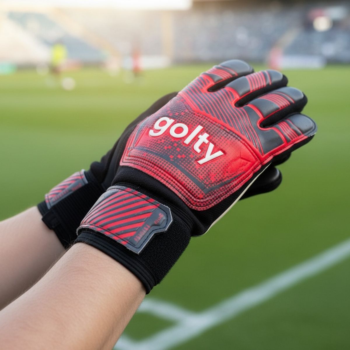 GOLTY - Guantes Futbol Golty Prodigi Infantil Entrena, Ataja, Brilla