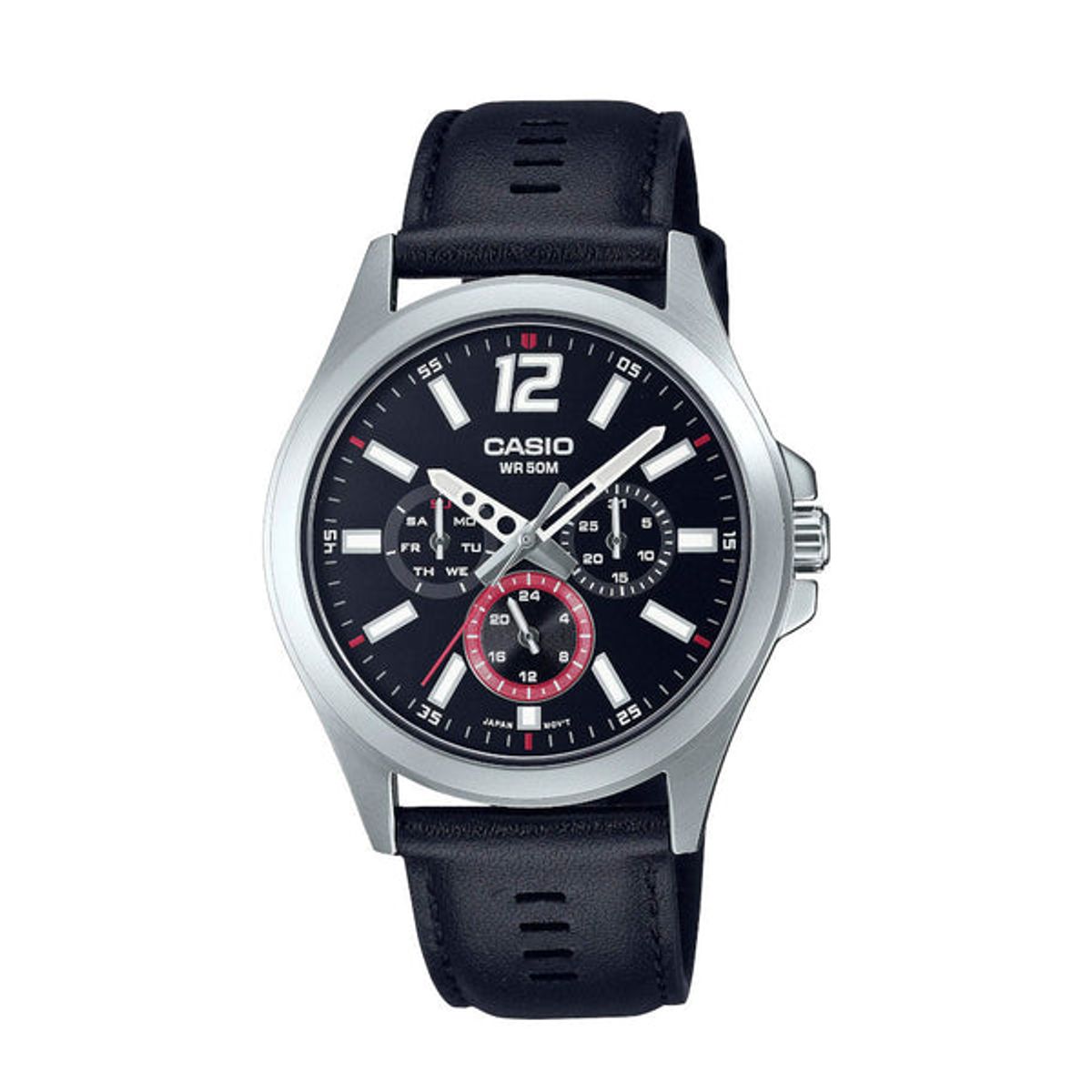 CASIO - RELOJ PARA HOMBRE CASIO MTP-E350L-1BVDF - NEGRO