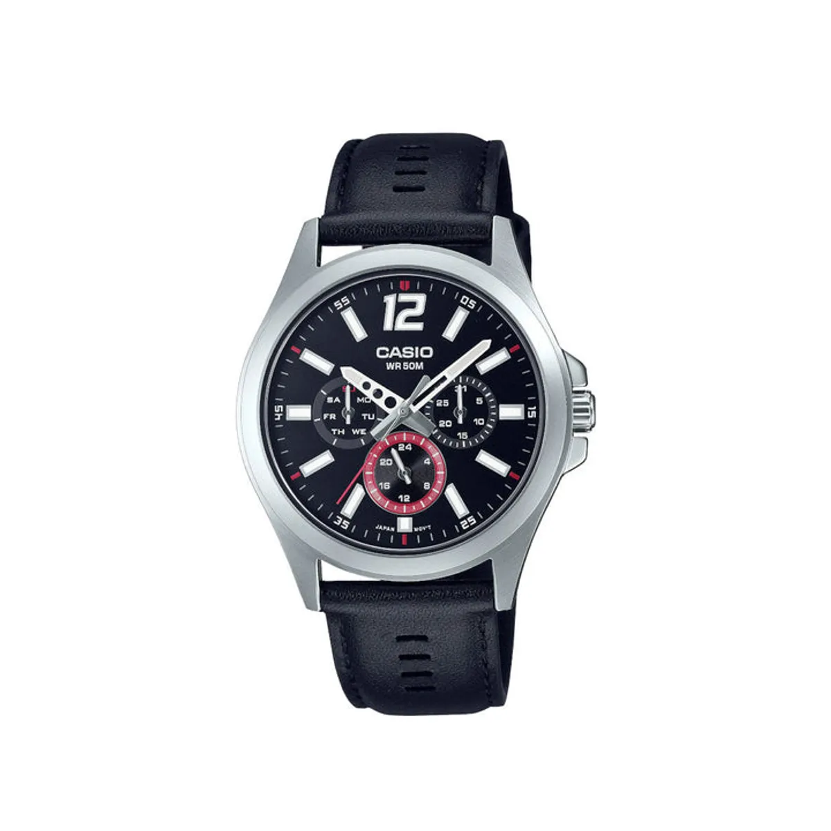 CASIO - RELOJ PARA HOMBRE CASIO MTP-E350L-1BVDF - NEGRO