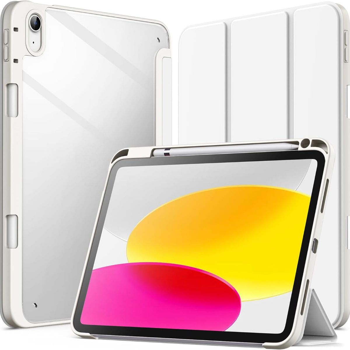GENERICO - Forro Funda Smart Case cristal transparente Para Samsung tab s10 lite
